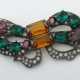 Modeschmuck-Brosche Eisenberg, um 1930, Metall/Far… - фото 1