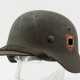 Waffen-SS: Stahlhelm M40 - Doppelemblem. - фото 1