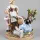 Meissen Figurengruppe " Das Stelzenspiel" - photo 1