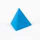 Lucio Fontana. Piramide (Blau) - фото 1