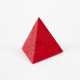 Lucio Fontana. Piramide (Rot) - фото 1