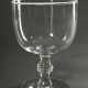 Großes Berliner Weisse Glas mit Milchglas Rand und Eichstrich "6/2l", um 1900, H. 19cm - Foto 1