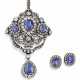 GROUP OF ANTIQUE SAPPHIRE AND DIAMOND JEWELLERY - photo 1