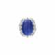 SAPPHIRE AND DIAMOND RING - photo 1