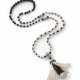 VAN CLEEF & ARPELS MOTHER-OF-PEARL, ONYX, CULTURED PEARL AND DIAMOND SAUTOIR WITH PENDANT-WATCH - photo 1