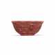 A RARE CARVED CINNABAR LACQUER ‘SCHOLARS’ BOWL - photo 1