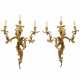 Pair of wall sconces Rococo style - фото 1