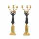 A pair of bronze candlesticks in Empire style - Foto 1