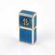 Miniature ladies lighter made of silver with guilloche enamel. - фото 1