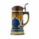 Painted ceramic beer mug Metlach. - фото 1