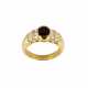 Moraglione gold ring with ruby and diamonds. - фото 1