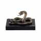 Silver plated figure of a snake. Tsar imperial collection. - Foto 1