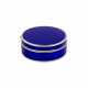 Silver, French mussel in cobalt blue guilloche enamel. - photo 1