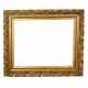 Large gilded wooden frame in the Baroque style. - фото 1