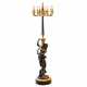 French floor lamp made of gilded and patinated bronze. The turn of the 19th and 20th centuries. - фото 1