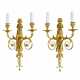 Pair of French gilt bronze sconces, Louis XVI style, 19th century. - Foto 1