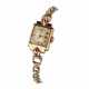 Gold watch with bracelet Zarya 583 USSR 1956-1960. - фото 1