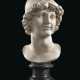 AN OVER LIFE-SIZED ROMAN MARBLE HEAD OF MINERVA - photo 1