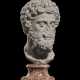 A ROMAN MARBLE PORTRAIT HEAD OF THE EMPEROR MARCUS AURELIUS - photo 1