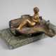 Franz Xaver Bergmann, erotische Bronze als Sphinx - Foto 1