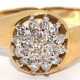 Ring, 585er GG, besetzt mit 20 Brillanten von zus. ca. 0,20 ct., Ges.-Gew. 4,08 g, RG 56 - photo 1