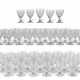 A SET OF FORTY-FIVE ASPREY ETCHED CUT-GLASS GOBLETS - photo 1