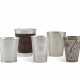 A SUITE OF FIVE SILVER AND SILVER-PLATED BEAKERS - photo 1