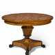 AN ITALIAN FRUITWOOD AND MARQUETRY CENTER TABLE - Foto 1