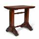 A GEORGE IV MAHOGANY ADJUSTABLE READING TABLE - фото 1