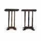 A PAIR OF ANGLO-INDIAN CALAMANDER SMALL SQUARE LOW TABLES - фото 1