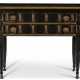 AN EBONIZED AND PARCEL-GILT SIDE TABLE - photo 1