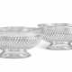 A PAIR OF SILVER AND GLASS CAVIAR DISHES - Foto 1