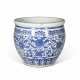 A CHINESE PORCELAIN BLUE AND WHITE JARDINIERE - photo 1