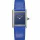 CARTIER, STAINLESS STEEL QUARTZ 'TANK MUST', WITH BLUE DIAL, REF. WSTA0055 - photo 1