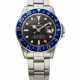 ROLEX, STAINLESS STEEL DUAL TIME 'GMT-MASTER', SO-CALLED 'BLUEBERRY', REF. 1675 - photo 1