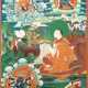 Zwei Thangkas mit Darstellungen von Panchen Lamas - photo 1