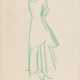 Lyonel Feininger.Untitled (Figure Study: Lady Standing With Hat, Back Profile) - photo 1