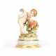 Meissen figurine Cupid knocking on a heart - фото 1