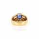 Sapphire diamond ring - фото 1