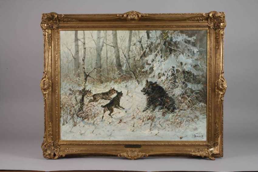 Auction Prof Hans Bauer Wildschweinhatz Buy Online By