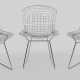 Drei "Wire Side Chairs" nach einem Entwurf von Harry Bertoia - photo 1