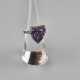 Amethystring mit Diamanten - Sterling Silber 925/0 - Foto 1