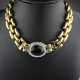 Massives Vintage-Collier - Metall vergoldet, schwe - photo 1