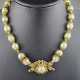 Prunkvolles Vintage-Perlencollier - goldfarbenes M - photo 1