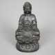 Figur des Buddha Amitabha - China, Metallguss dunk - фото 1