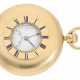 Taschenuhr: feine englische Halbsavonnette mit Nicole Nilsen-Patent-Aufzug, bedeutender Uhrmacher, Chronometermacher Arnold & Frodsham London No.9075, Hallmarks 1857 - photo 1
