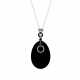 ONYX-DIAMOND-PENDANT-NECKLACE - photo 1