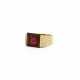 RHODOLITE-DIAMOND-RING - photo 1