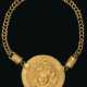 AN EGYPTIAN GOLD NECKLACE WITH MEDALLION OF MEDUSA - photo 1