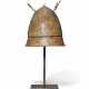 A GREEK BRONZE PILOS HELMET - фото 1